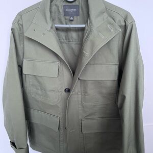 Banana Republic Green Military Field Jacket